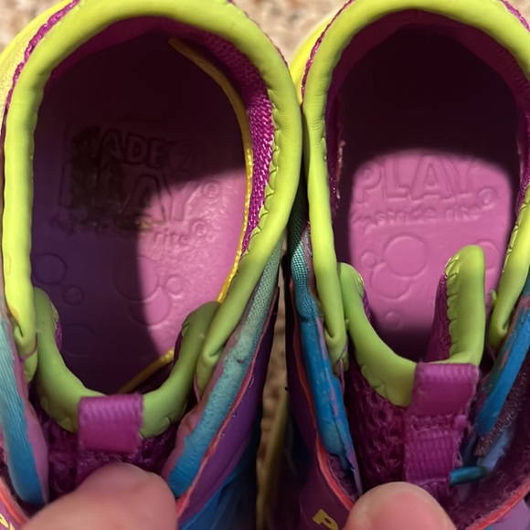 Phibian size 7 girls multicolored toddler shoes - Picture 2 of 5